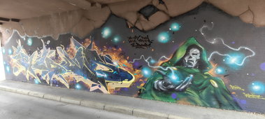 Graffiti Wall in Valpovo,croatia - Photo by Kico_one - Croatia, Valpovo, Rebus (2026)