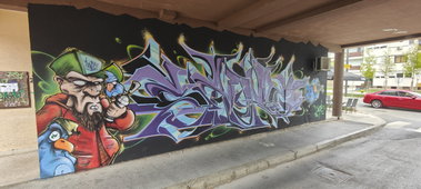 Graffiti Wall in Valpovo,croatia - Photo by Kico_one - Croatia, Valpovo, Sanz (2026)