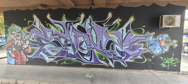 Graffiti Wall in Valpovo,croatia - Photo by Kico_one - Croatia, Valpovo, Sanz (2026)