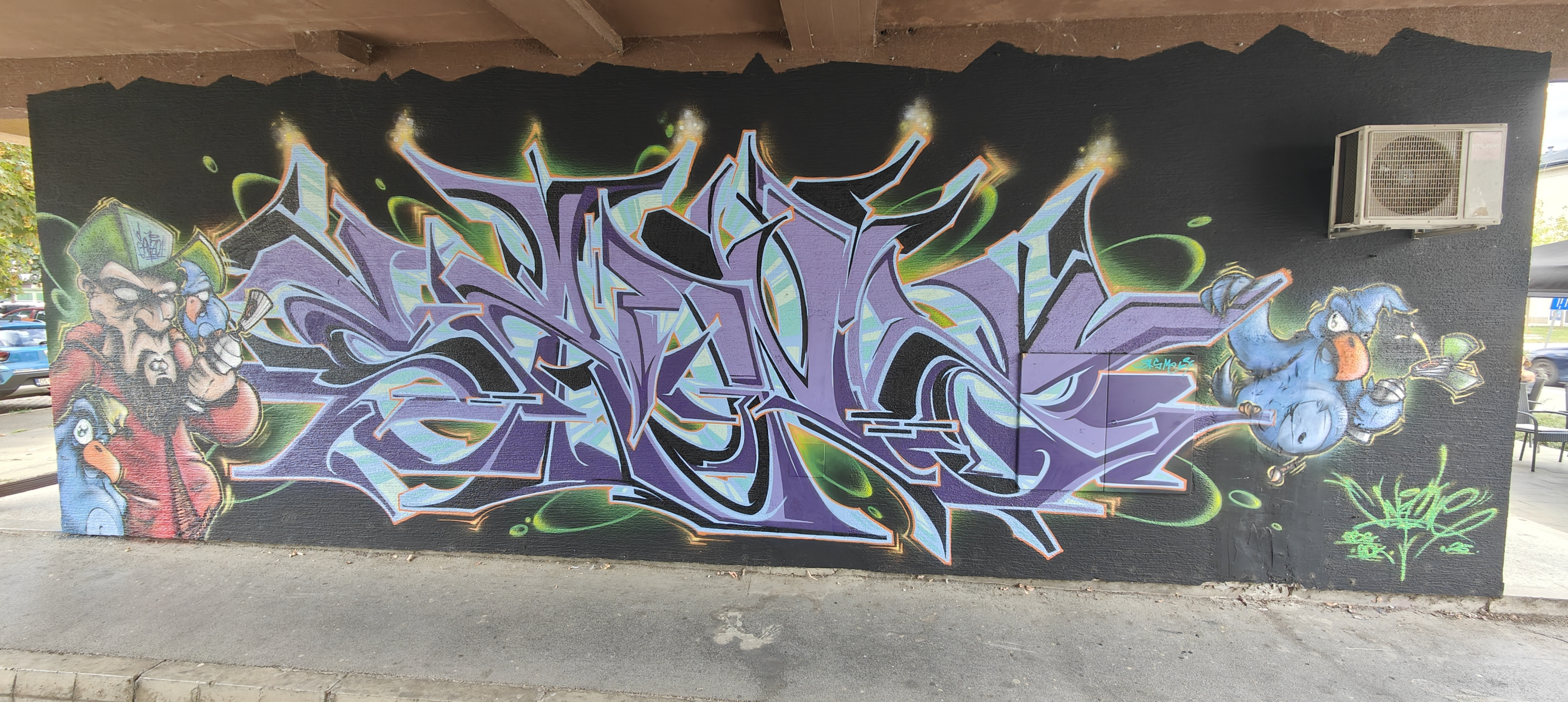Graffiti Wall in Valpovo,croatia - Photo by Kico_one - Croatia, Valpovo, Sanz (2026)