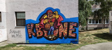 Graffiti Wall in Valpovo,croatia - Photo by Kico_one - Valpovo, Croatia (2026)