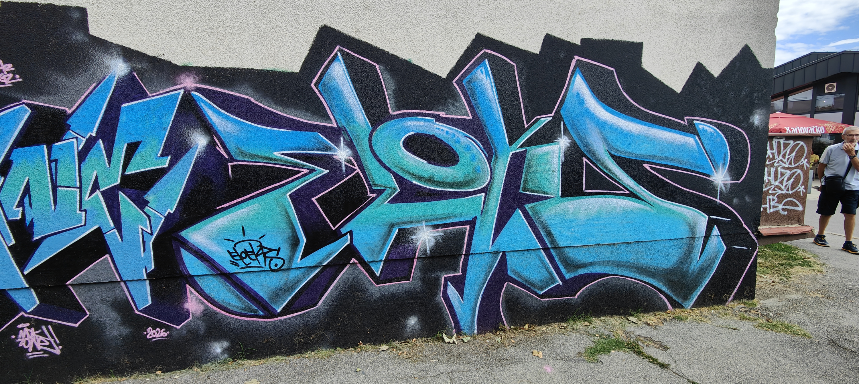 Graffiti Wall in Valpovo,croatia - Photo by Kico_one - Valpovo, Croatia, OBGcrew (2026)