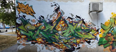 Graffiti Wall in Valpovo,croatia - Photo by Kico_one - Valpovo, Croatia, OBGcrew (2026)