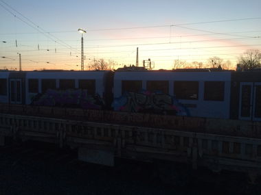 Graffiti Train - Photo by KidDerEuphorie
