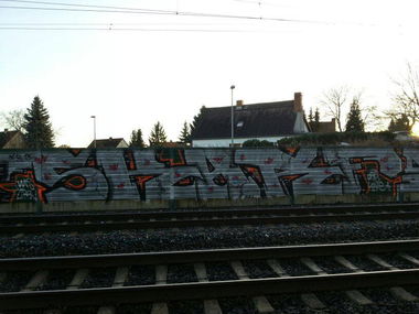 Graffiti Bombing - Photo by Kihr - Skarf, Uas, Rathenow (2013)