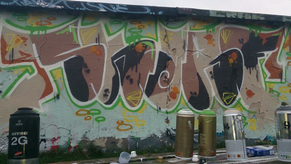 Graffiti Wall - Photo by Kihr - skarf, uas, rathenow (2013)