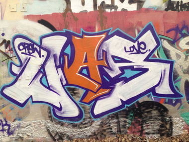 Graffiti Wall - Photo by Kihr - Uas, Snap, Rase (2014)