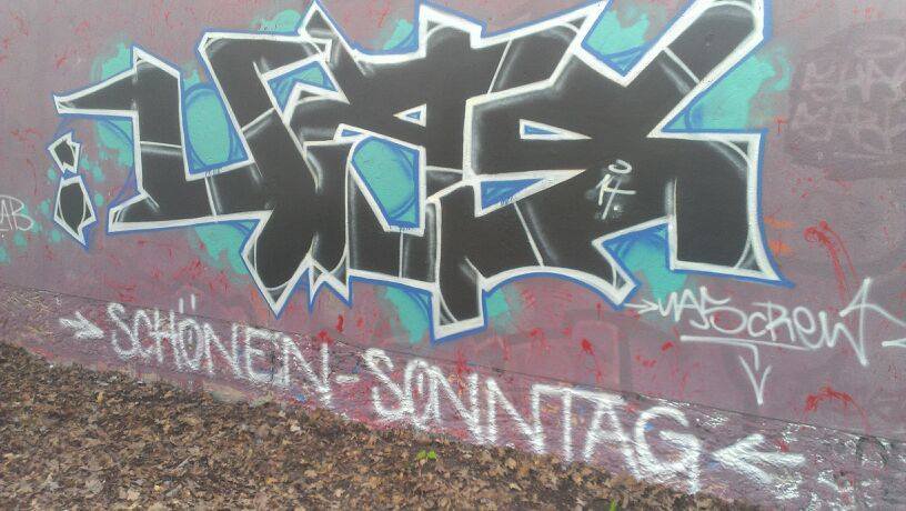 Graffiti Wall - Photo by Kihr - Uas, Skarf, kihr (2014)