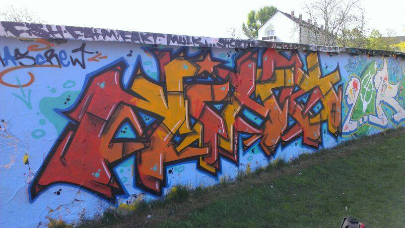 Graffiti Wall - Photo by Kihr - Kihr, Uas, Rathenow (2014)