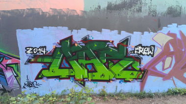 Graffiti Wall - Photo by Kihr - skarf, kihr, USA (2014)
