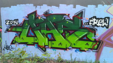 Graffiti Wall - Photo by Kihr - uas, kihr, skarf (2014)