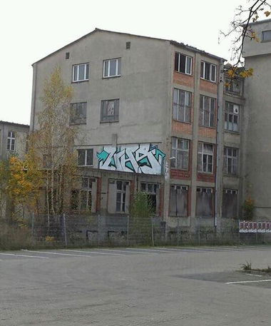 Graffiti Bombing - Photo by Kihr - uas, rathenow, brb (2015)