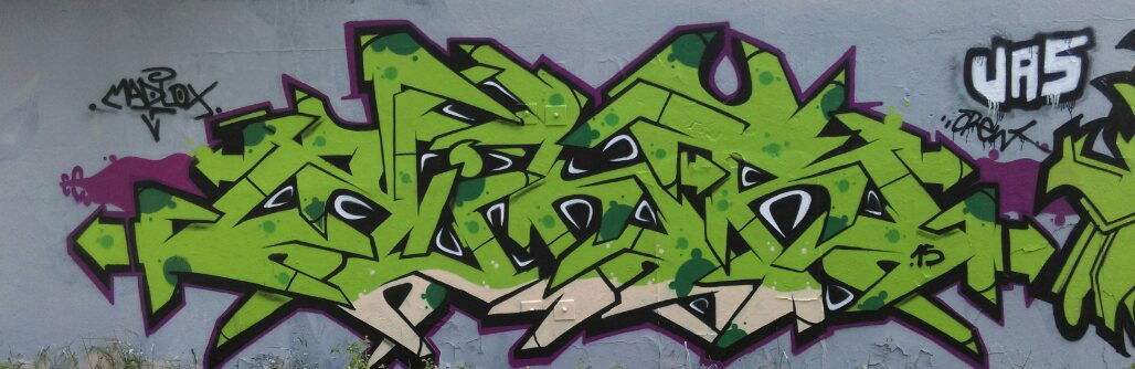 Graffiti Wall - Photo by Kihr - kihr, madlox, rathenow (2015)