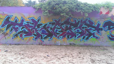 Graffiti Wall - Photo by Kihr - skarf, uas, madlox (2015)