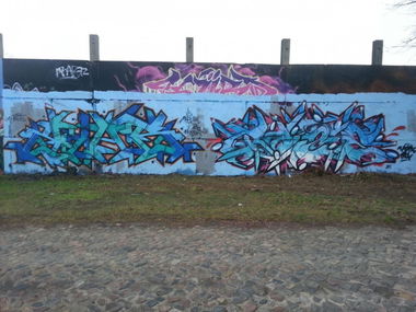Graffiti Wall - Photo by Kihr - Madlox, Rathenow, BrB (2014)