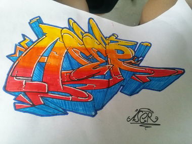 Graffiti Sketch - Photo by KillTheSystem - Aser (2014)
