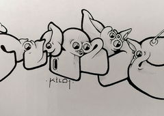 Graffiti Sketch - Photo by Kilo1 - Kilo1