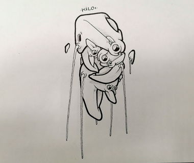 Graffiti Sketch - Photo by Kilo1 - Kilo1