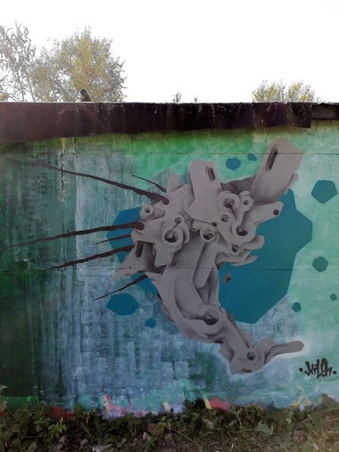 Graffiti Wall in москва - Photo by Kilo1 (2024)