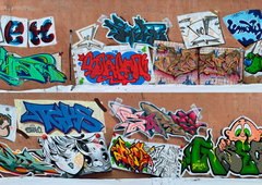 Graffiti Wall - Photo by Kilo1 - Smite, Aynes, Wayne (2025)