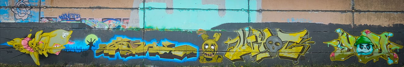 Graffiti Wall - Photo by Kilo1 - Kilo1, UssR, Ulyot (2025)