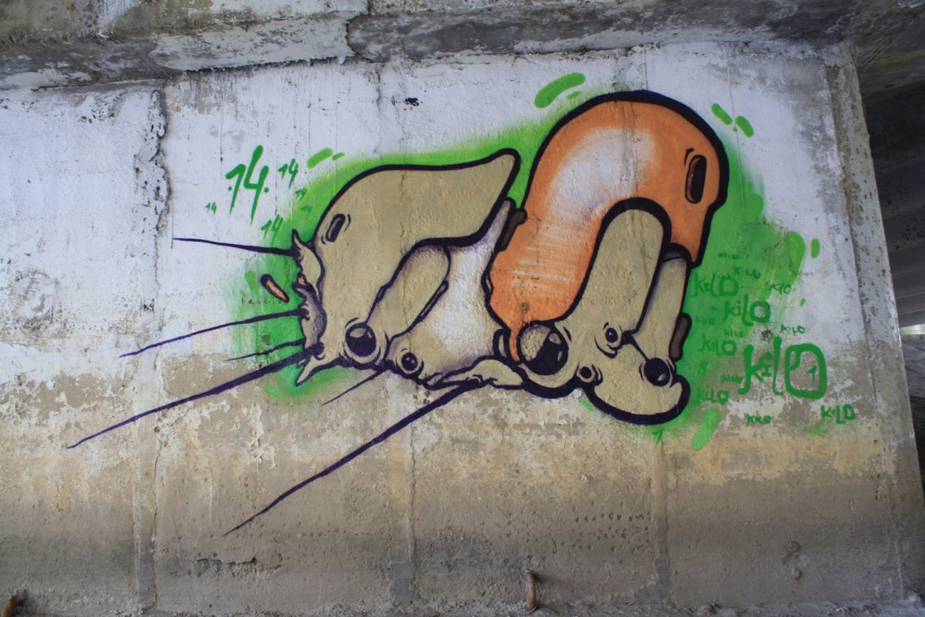 Graffiti Wall - Photo by Kilo1 - kilo (2014)