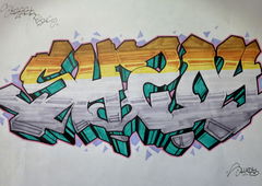 Graffiti Sketch - Photo by Kindergarten