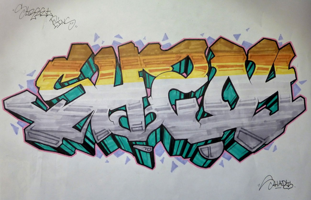 Graffiti Sketch - Photo by Kindergarten