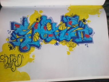 Graffiti Sketch - Photo by KingSokeT - KING, SOKET