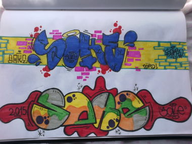Graffiti Sketch - Photo by KingSokeT - King, Soket