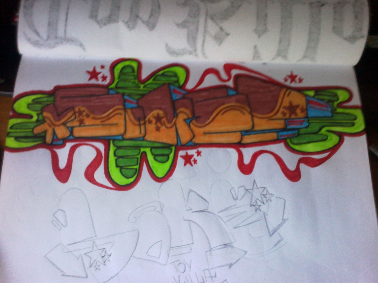 Graffiti Sketch - Photo by KingSokeT - King, Soket