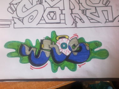 Graffiti Sketch - Photo by KingSokeT - King, SokeT