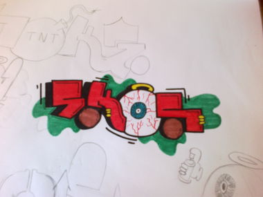 Graffiti Sketch - Photo by KingSokeT - SokeT