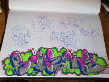 Graffiti Sketch - Photo by KingSokeT - King, Soket