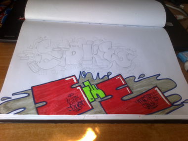 Graffiti Sketch - Photo by KingSokeT - King, Soket
