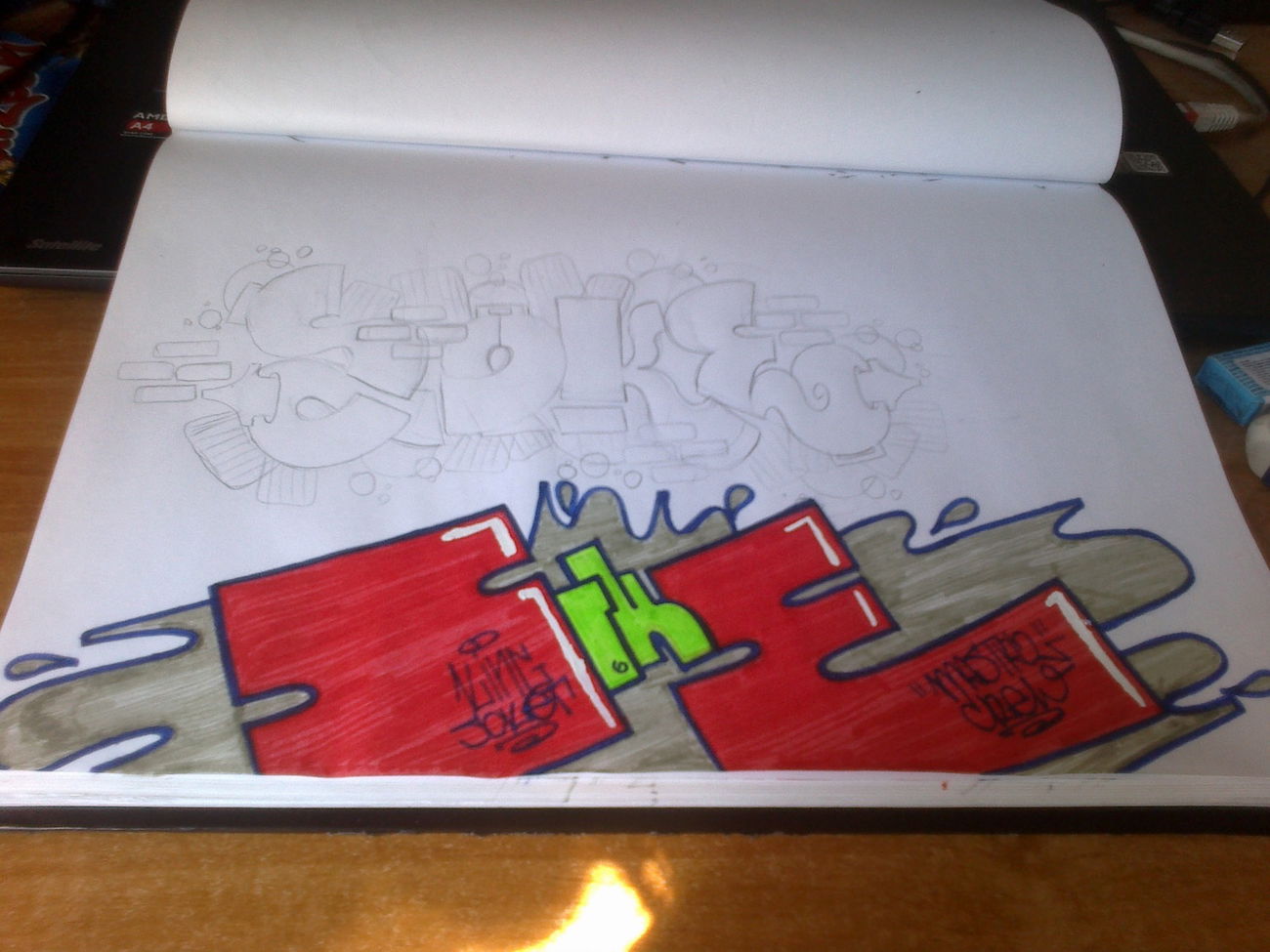 Graffiti Sketch - Photo by KingSokeT - King, Soket