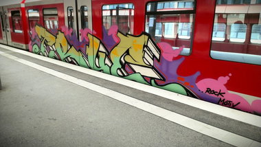 Graffiti Train in Hamburg - Photo by Kingzstyle - True, Rs, End