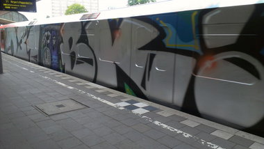 Graffiti Train in Hamburg - Photo by Kingzstyle - 031, BK