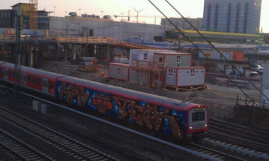 Graffiti Train in Hamburg - Photo by Kingzstyle - BK, KGZ, Rams