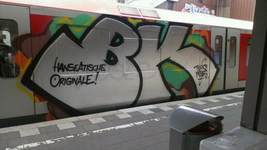 Graffiti Train in Hamburg - Photo by Kingzstyle - BK, Moses, TEck (2012)