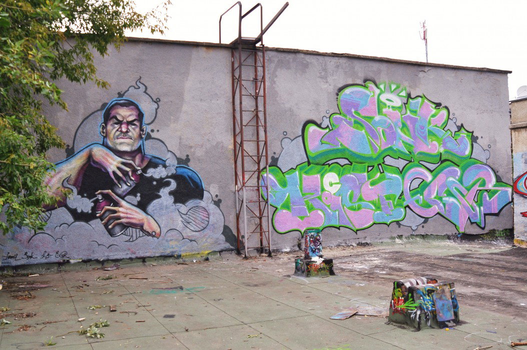 Graffiti Wall in Perm - Photo by Kist - Kist, Sonk, Hamil
