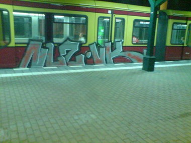 Graffiti Train - Photo by KistnRockaS - NLZ, VK
