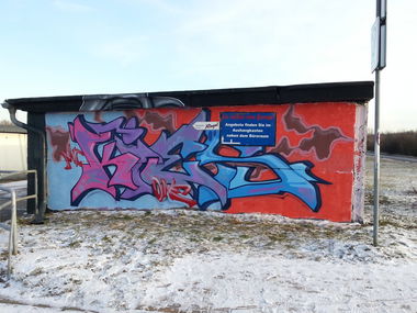 Graffiti Wall - Photo by KlauS - kies, halle, saale (2013)