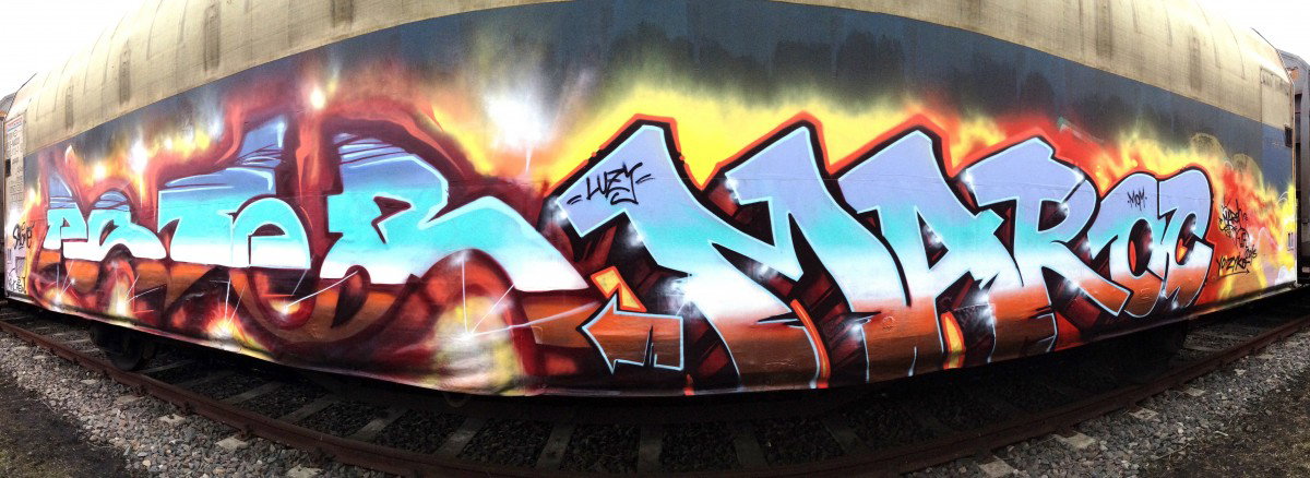Graffiti Wall in Germany - Photo by KlausKinski