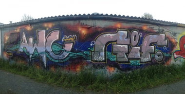 Graffiti Wall in Germany - Photo by KlausKinski - AWC, GIF (2013)
