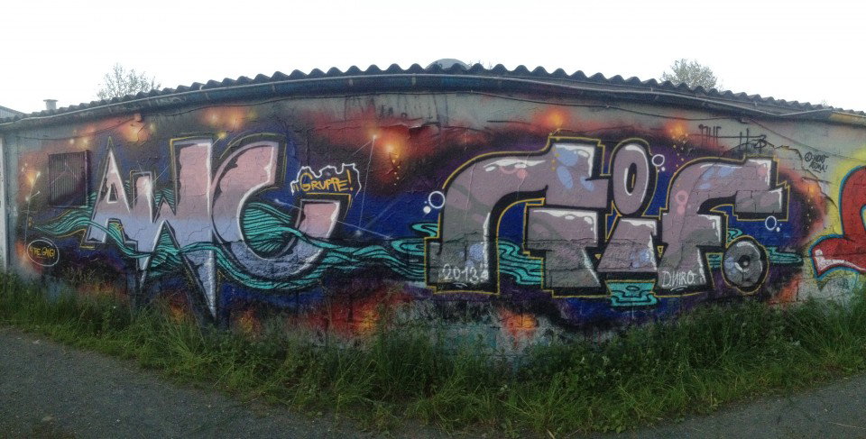 Graffiti Wall in Germany - Photo by KlausKinski - AWC, GIF (2013)