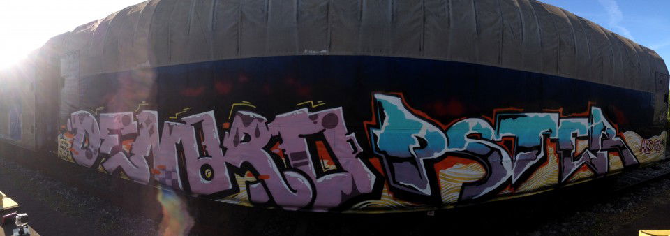 Graffiti Train in Germany - Photo by KlausKinski - poster, deniro (2013)