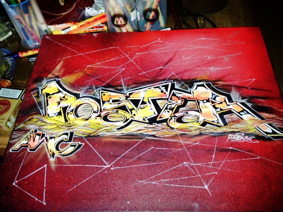 Graffiti Wall in Halle - Photo by KlausKinski - poster, awc (2013)