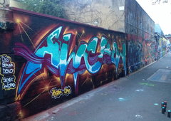 Graffiti Wall in Leipzig - Photo by KlausKinski - AWC (2013)