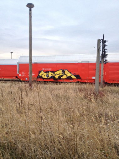 Graffiti Train - Photo by KlausKinski - poster (2014)